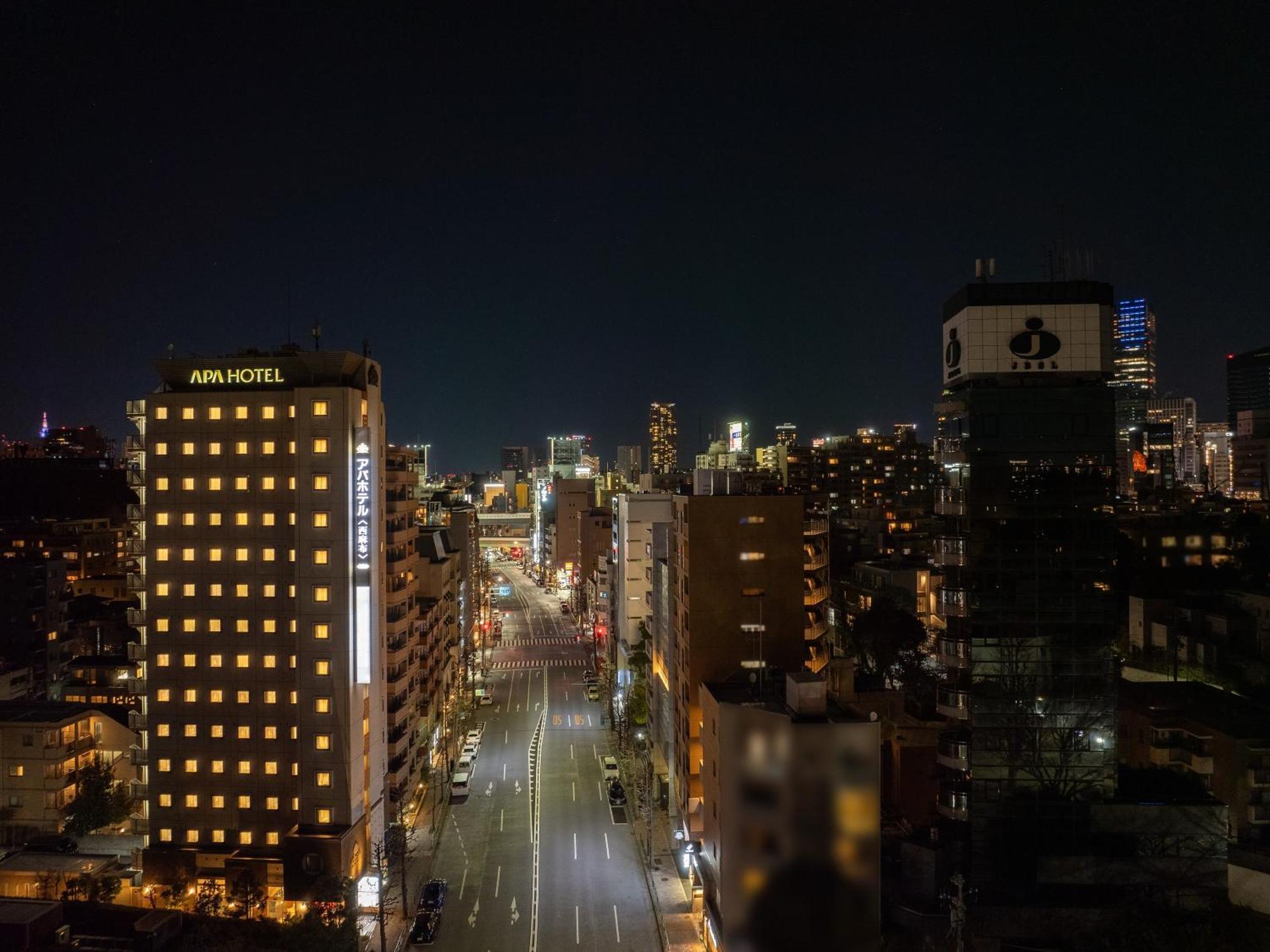 Apa Hotel Nishiazabu Prefektura Tokio Exteriér fotografie